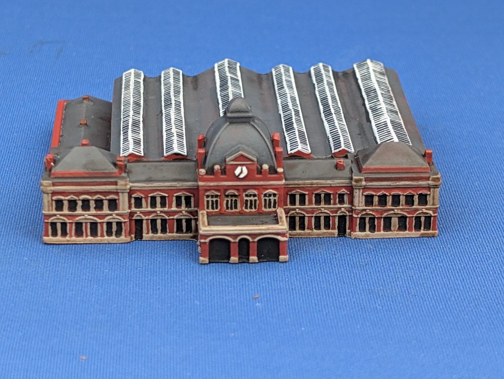1/1000th model of Norwich Station